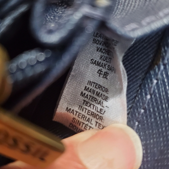 Fossil Flap Colorblock Leather Travel Wallet Womens - Picture 2 of 15